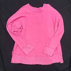 Time and Tru Vibrant Pink Pullover